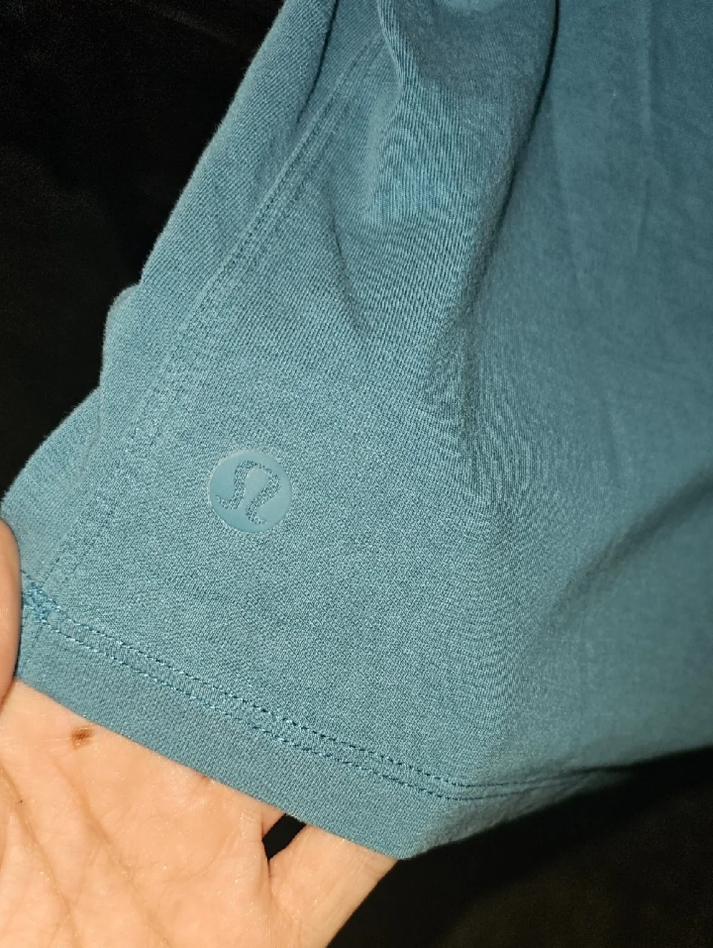 Lululemon Womens Spellout Tshirt. Sz 0! Blue